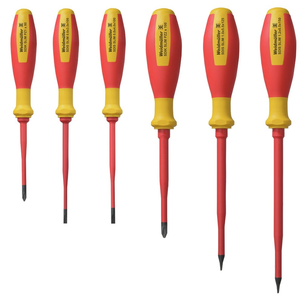 Weidmüller Schraubendreher 2749590000 Typ SDI SET SLIM S3.5-6.5/PZ1/2
