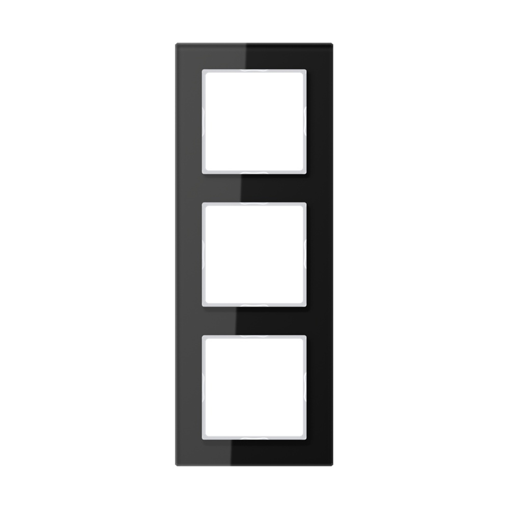 Jung Glasrahmen 3fach AC 583 GL SW