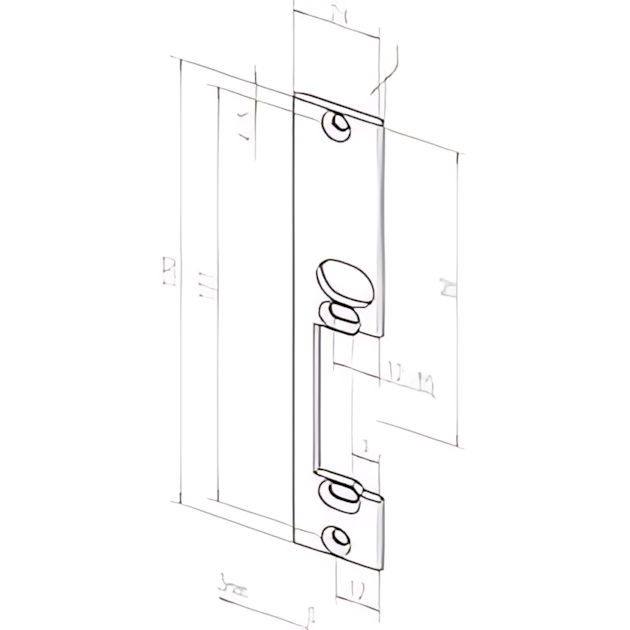 Assa Abloy Schließblech -------15040-04 Assa Abloy Schließblech -------15040-04