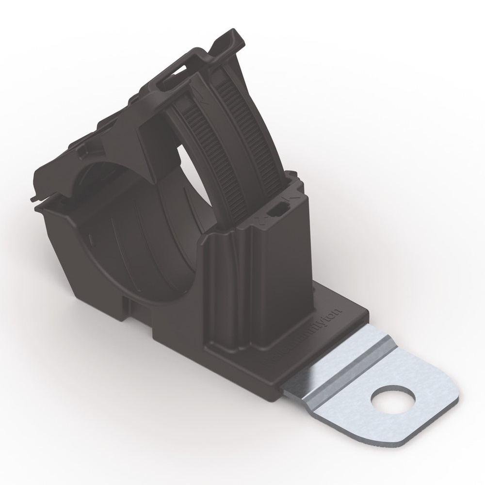 Hellermann Tyton Befestigungselement 151-01977 Typ RCC180SM10SS-PA66HIRHSUV/SS304-BK (160)