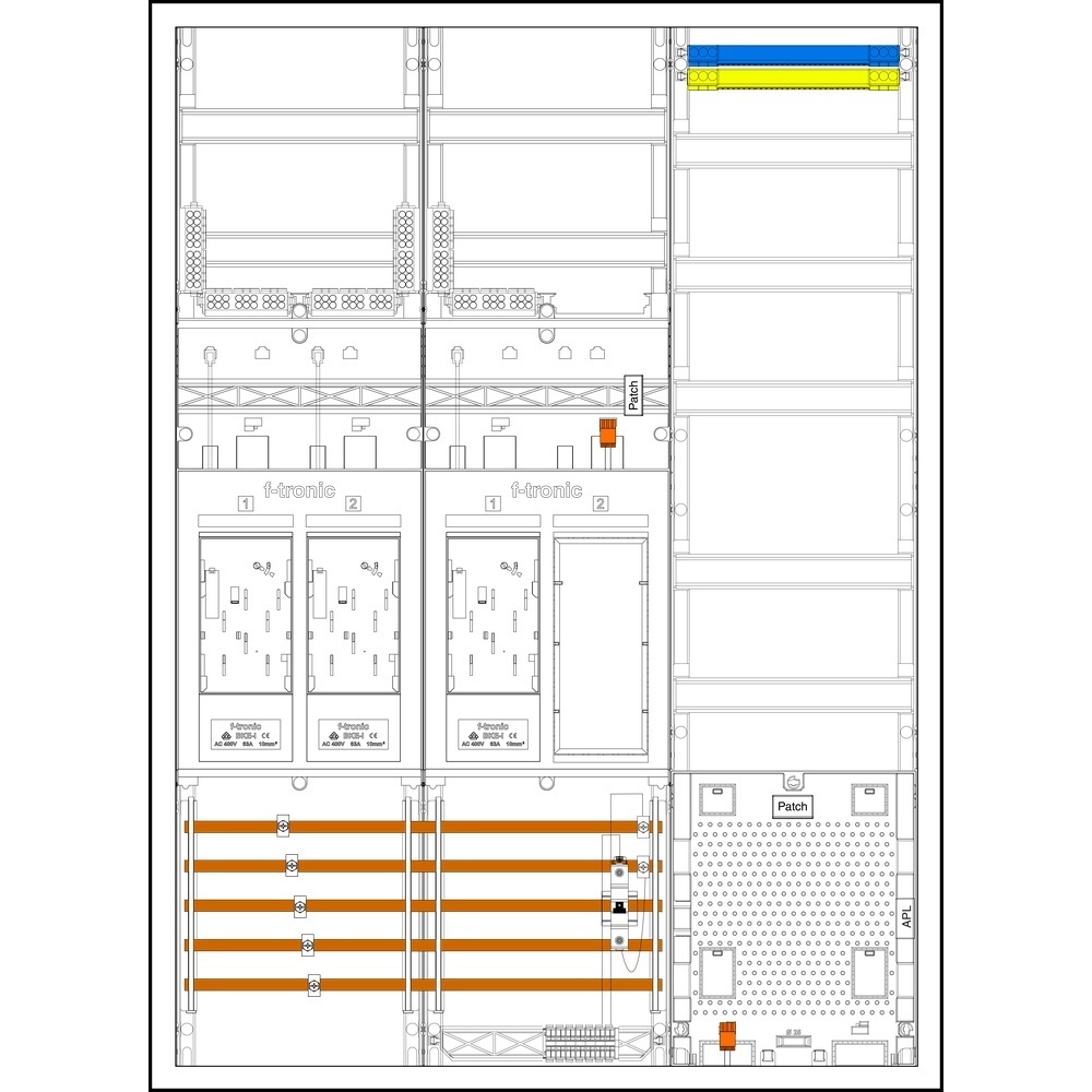 f-tronic Komplettschrank 7195829 Typ EHZ733APZB6