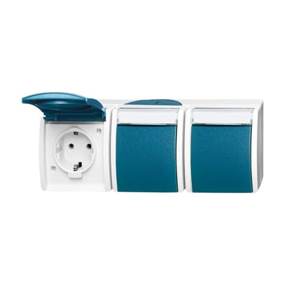 Busch-Jaeger SCHUKO Steckdose 2300/3 EWN-53 Nr. 2CKA002084A0704