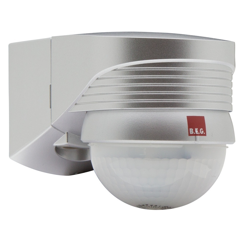 B.E.G. Brück Bewegungsmelder 91048 Typ LC-plus 280 Edelstahl-Optik