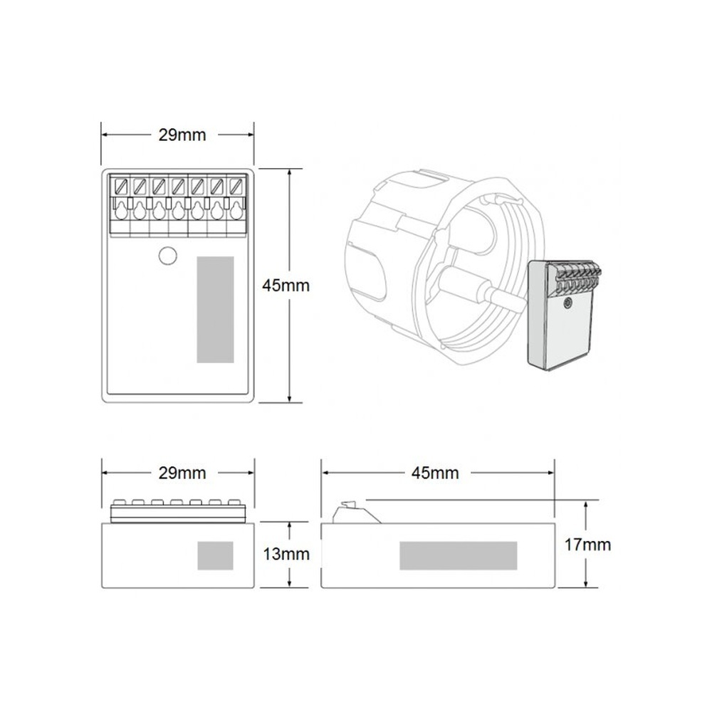 Dotlux 4 fach Tasterinterface 5455 Dotlux 4 fach Tasterinterface 5455