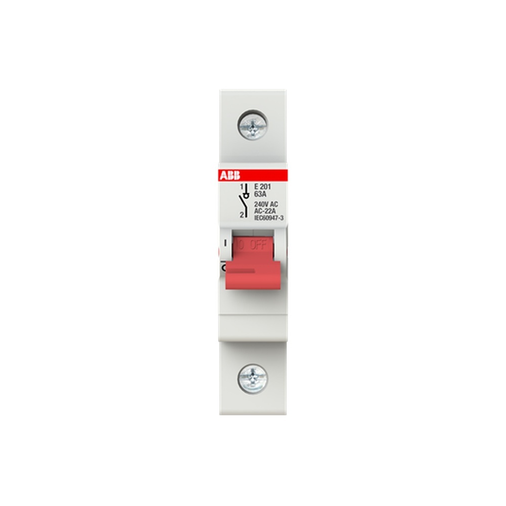 ABB Schalter für Reiheneinbau 2CDE281001R0063 Typ E201/63R