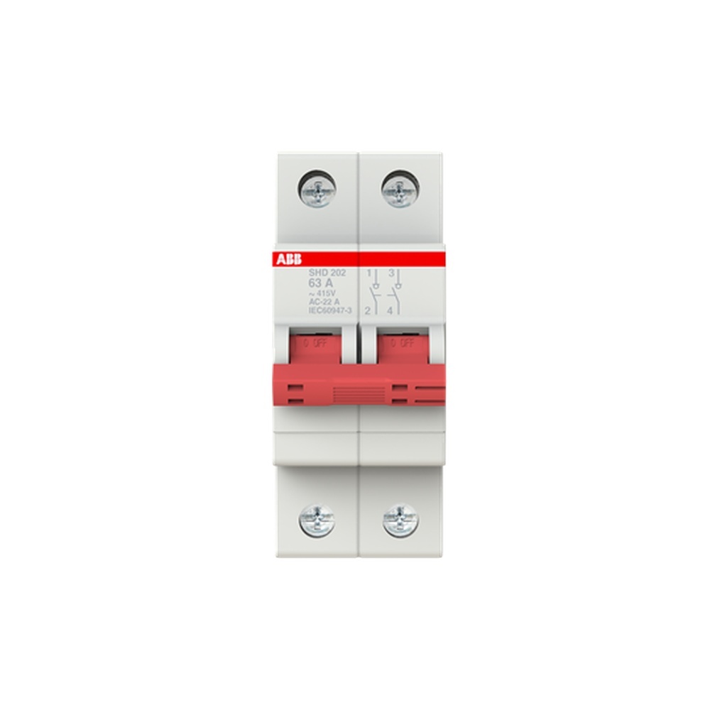 ABB Schalter für Reiheneinbau 2CDD272111R0063 Typ SHD202/63