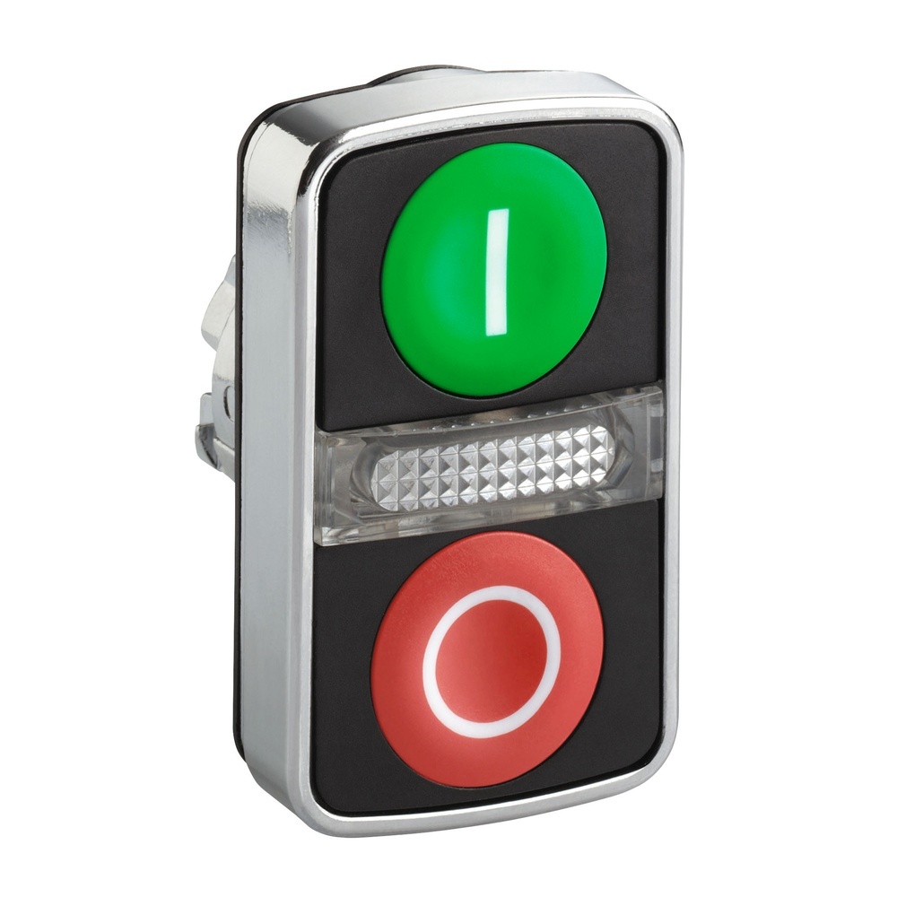 Schneider Electric Leucht Doppeldrucktaster ZB4BW7A3741