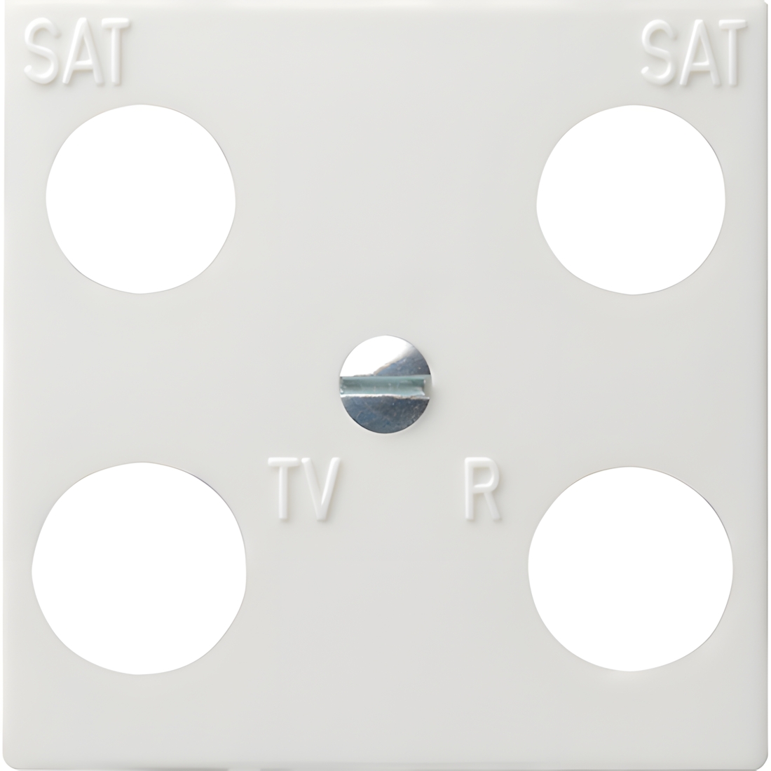 Gira Zentralplatte 4fach 025803