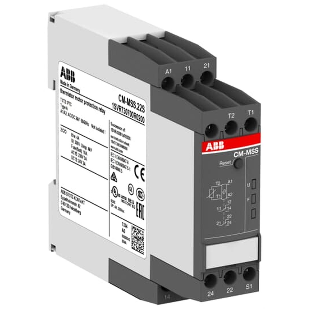 ABB Thermistormotorschutzrelais 1SVR740700R0200 Typ CM-MSS.22P