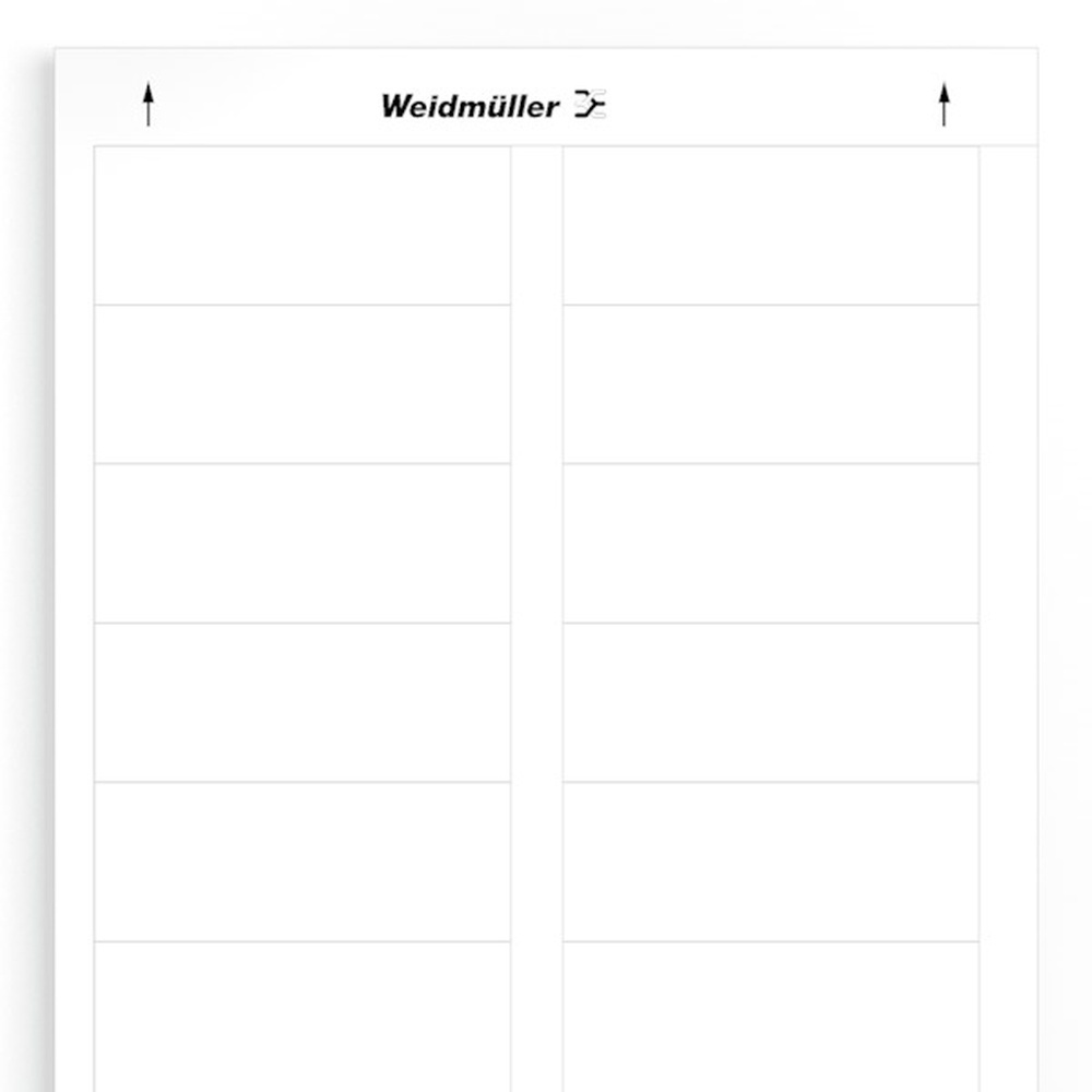 Weidmüller Gerätemarkierung 1003400000 Typ LM MT300 89/34 WS