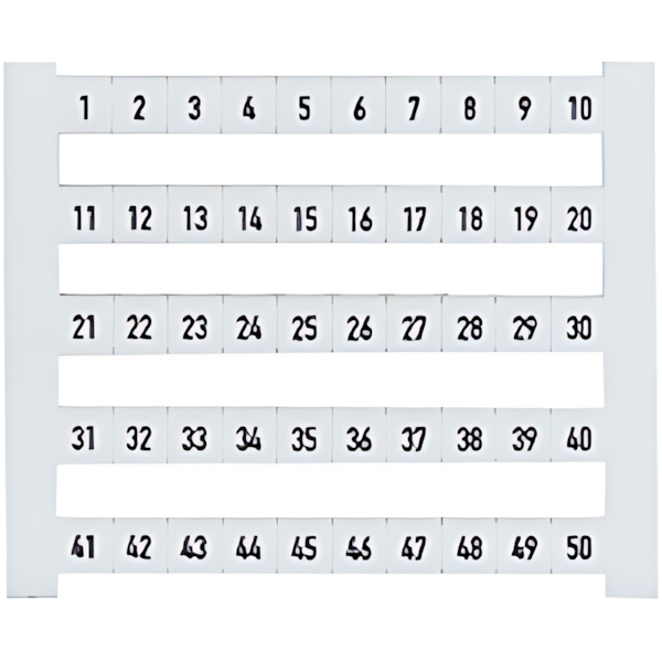 Pilz Klemmbezeichnungsschilder 312959 Typ PSSu A LA1 (10x50 pcs.)
