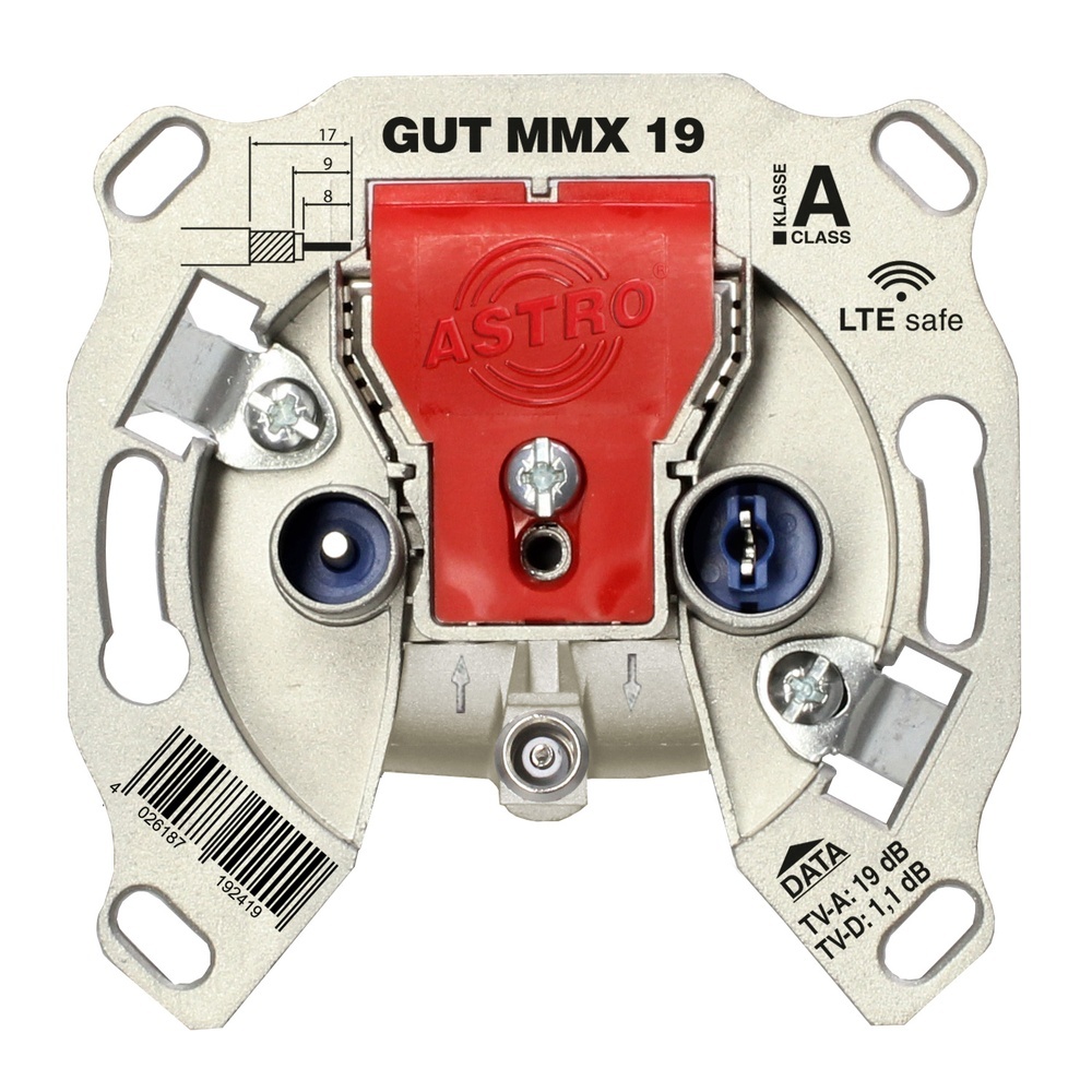 Astro Bit Durchgangsdose 541490 Typ GUTMMX19