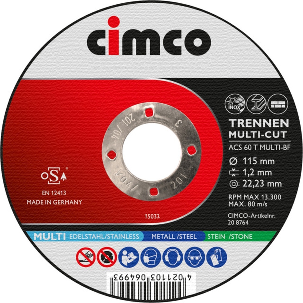 Cimco Korund Trennscheibe 208764
