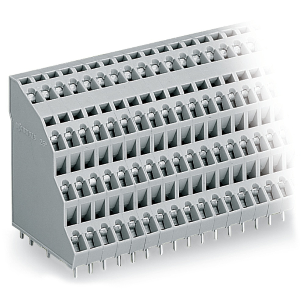 Wago Vierstock Leiterplattenklemme 738-129