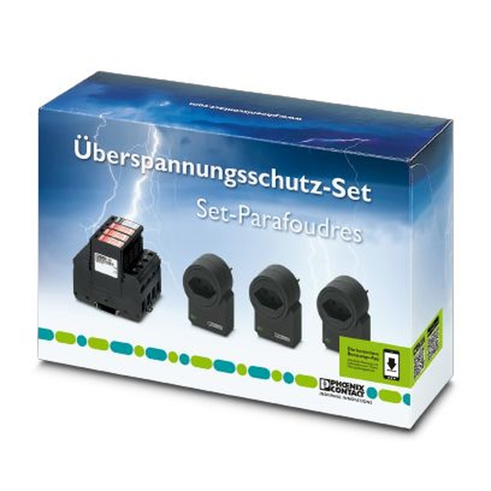 Phoenix Contact Überspannungsschutz Gerät Set 2905891 Typ GEB-SET-T1/T2-MNT-CH