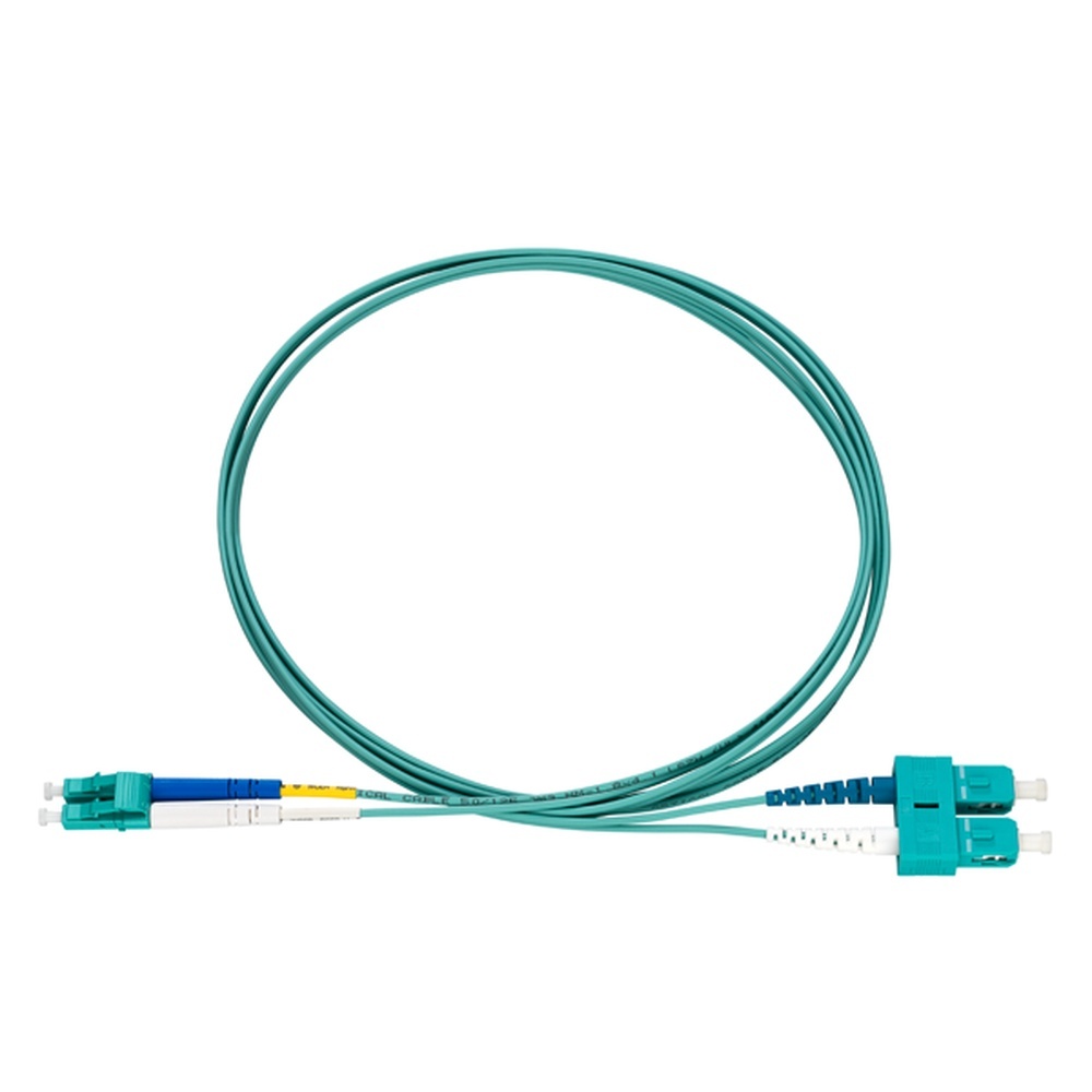 Rutenbeck Patchkabel 228050902 Typ LC-D/SC-D Patchkabel OM3 aqua 2m