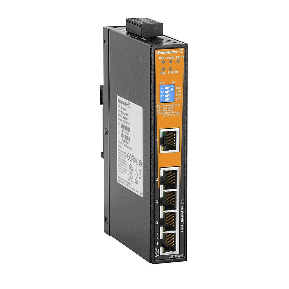 Weidmüller Netzwerk Switch 2682250000 Typ IE-SW-AL05LM-5TX