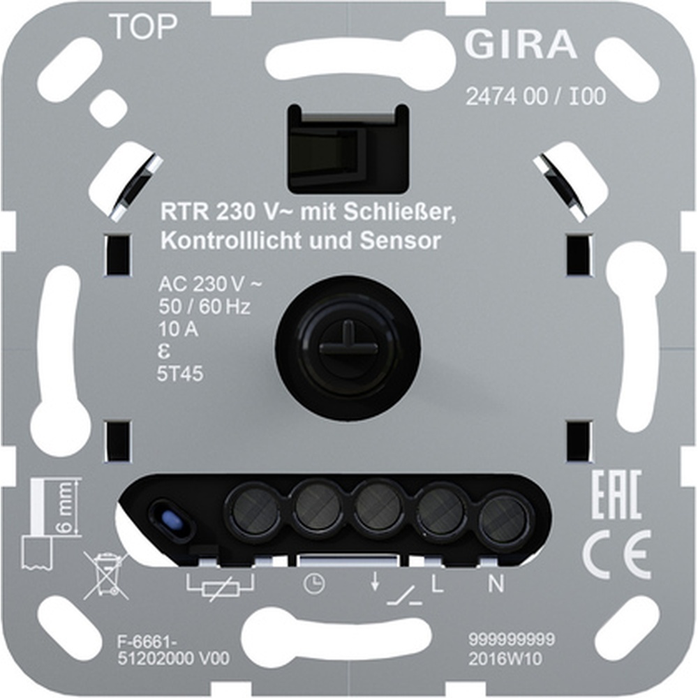 Gira Raumtemperaturregler 247400