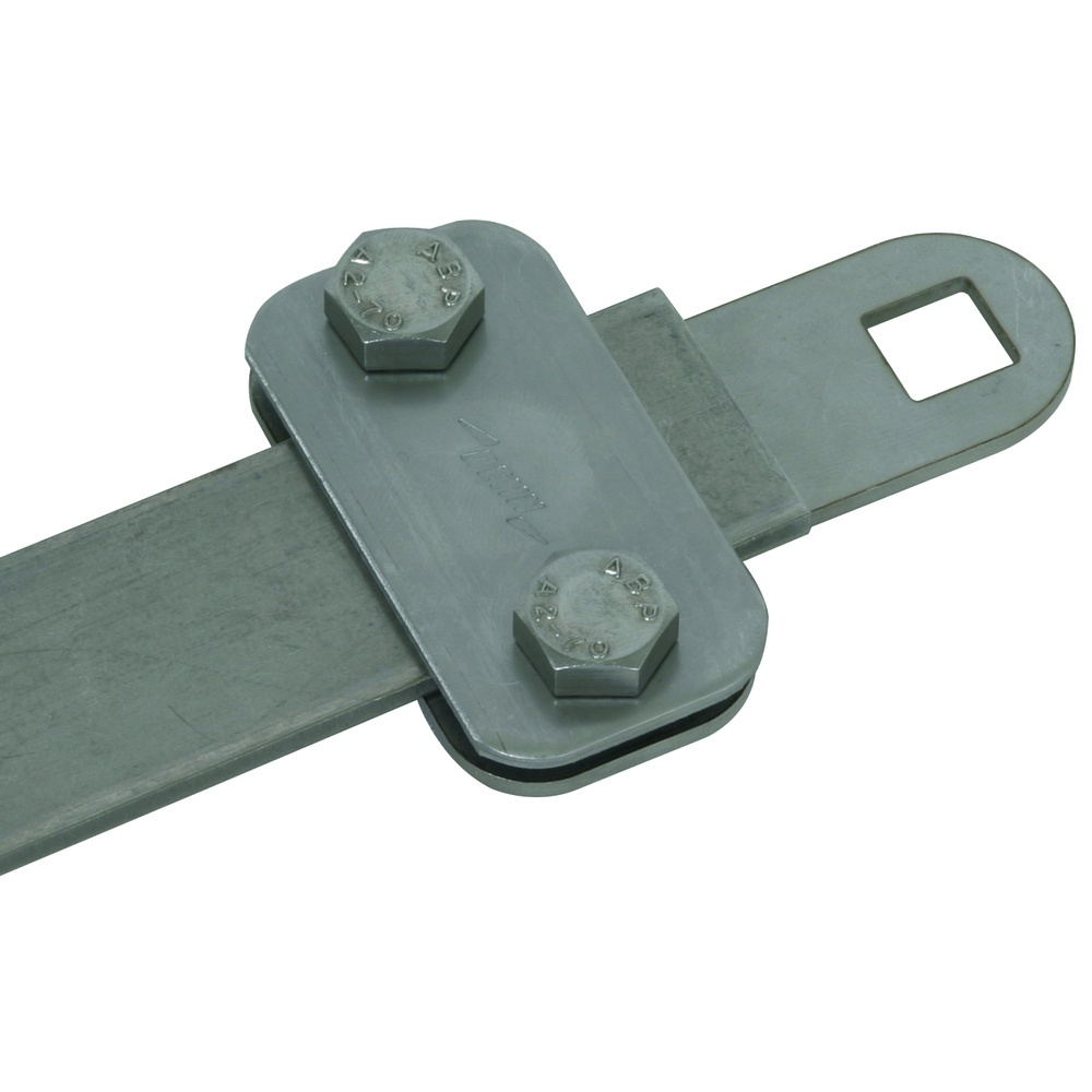 Dehn + Söhne Klemmstück 380129 Typ KS B11.11 FL30X4 V2A
