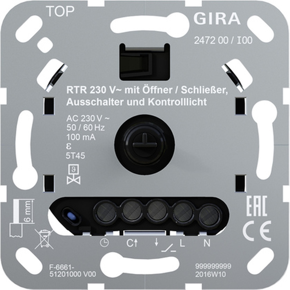 Gira Raumtemperaturregler 247200