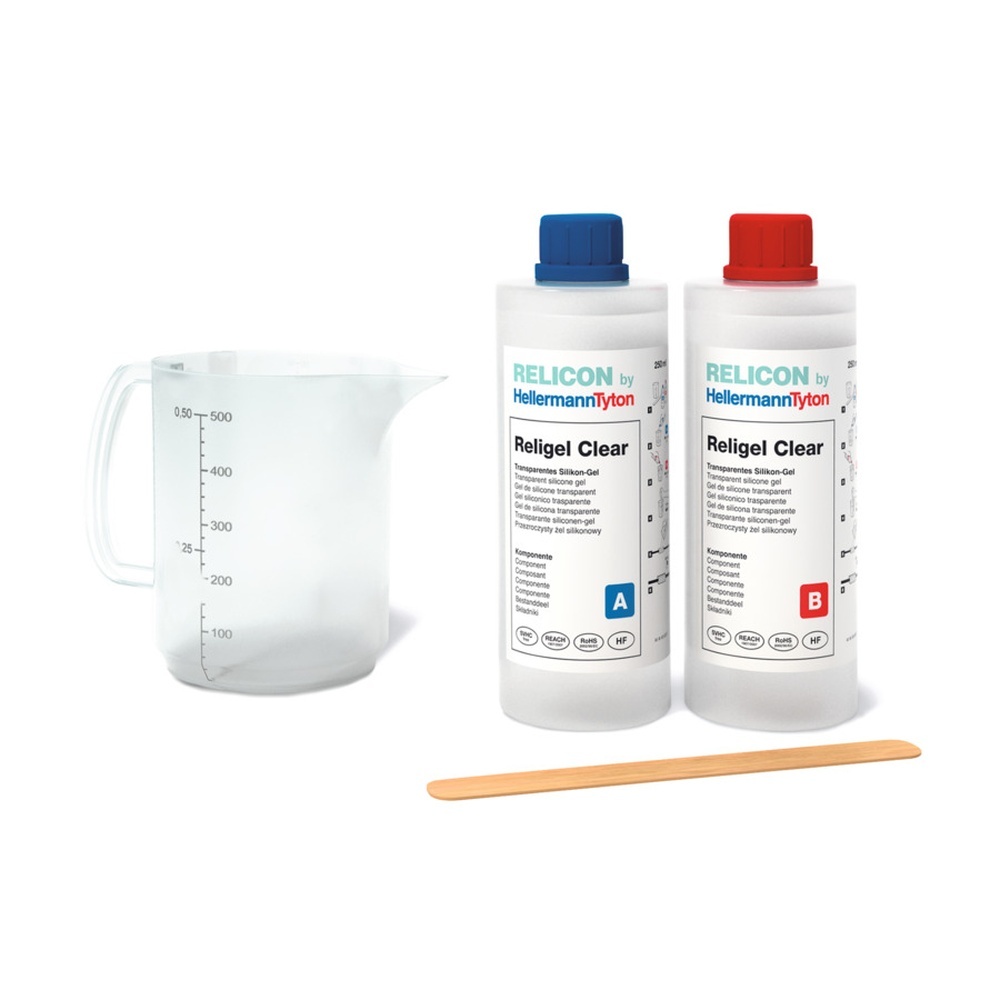 Hellermann 2K Gießharz 435-00757 Typ Religel Clear 500-SIG-CL