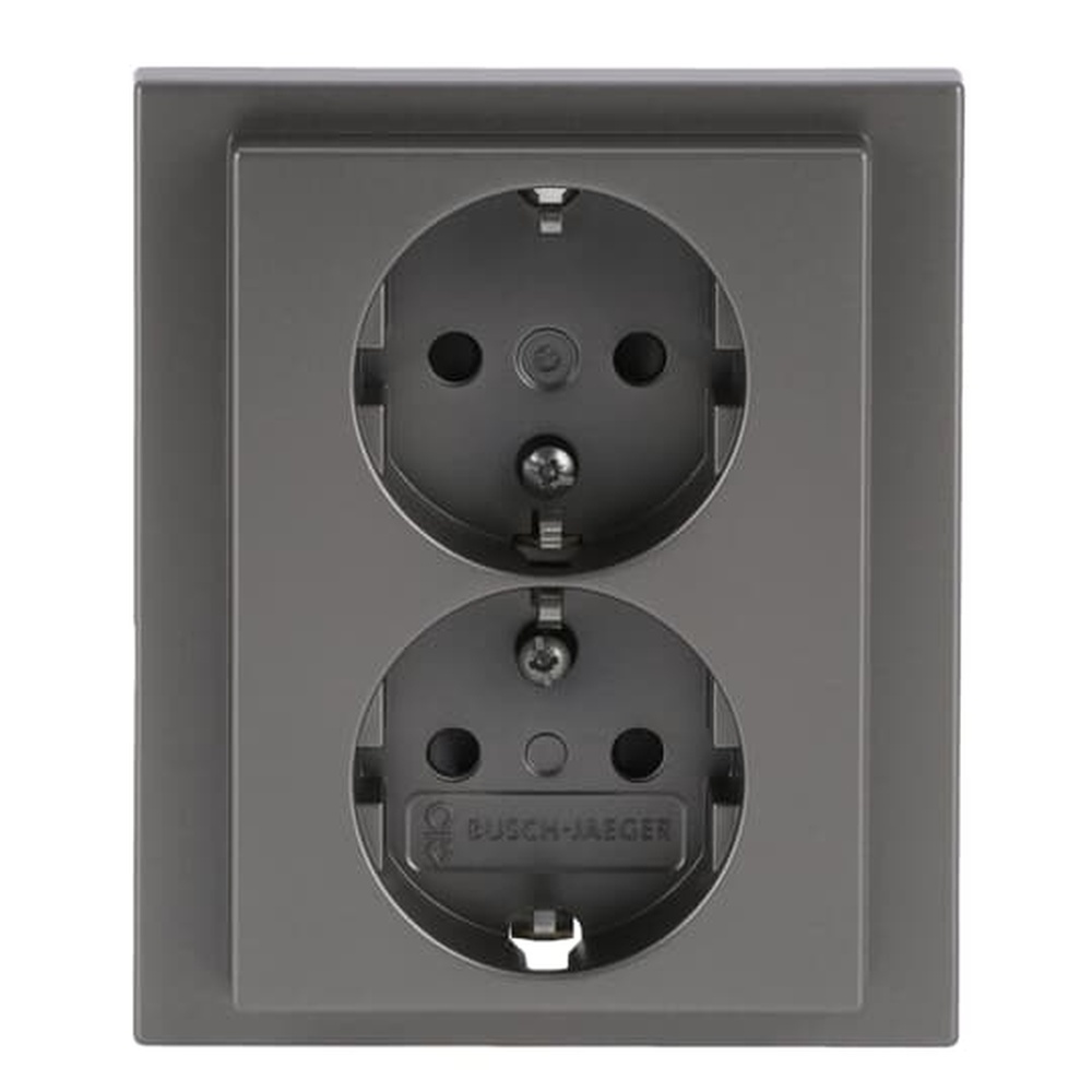 Busch-Jaeger Schuko Doppelsteckdose 202 EUJB-866 Nr. 2TKA00003921