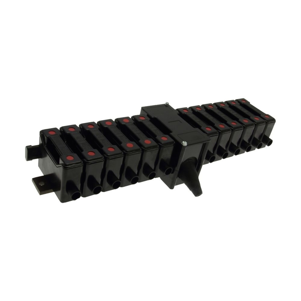 Eaton Sicherungssockel RSFB6312 Typ RED SPOT FUSEBANK 63A 660V AC 12 WAY