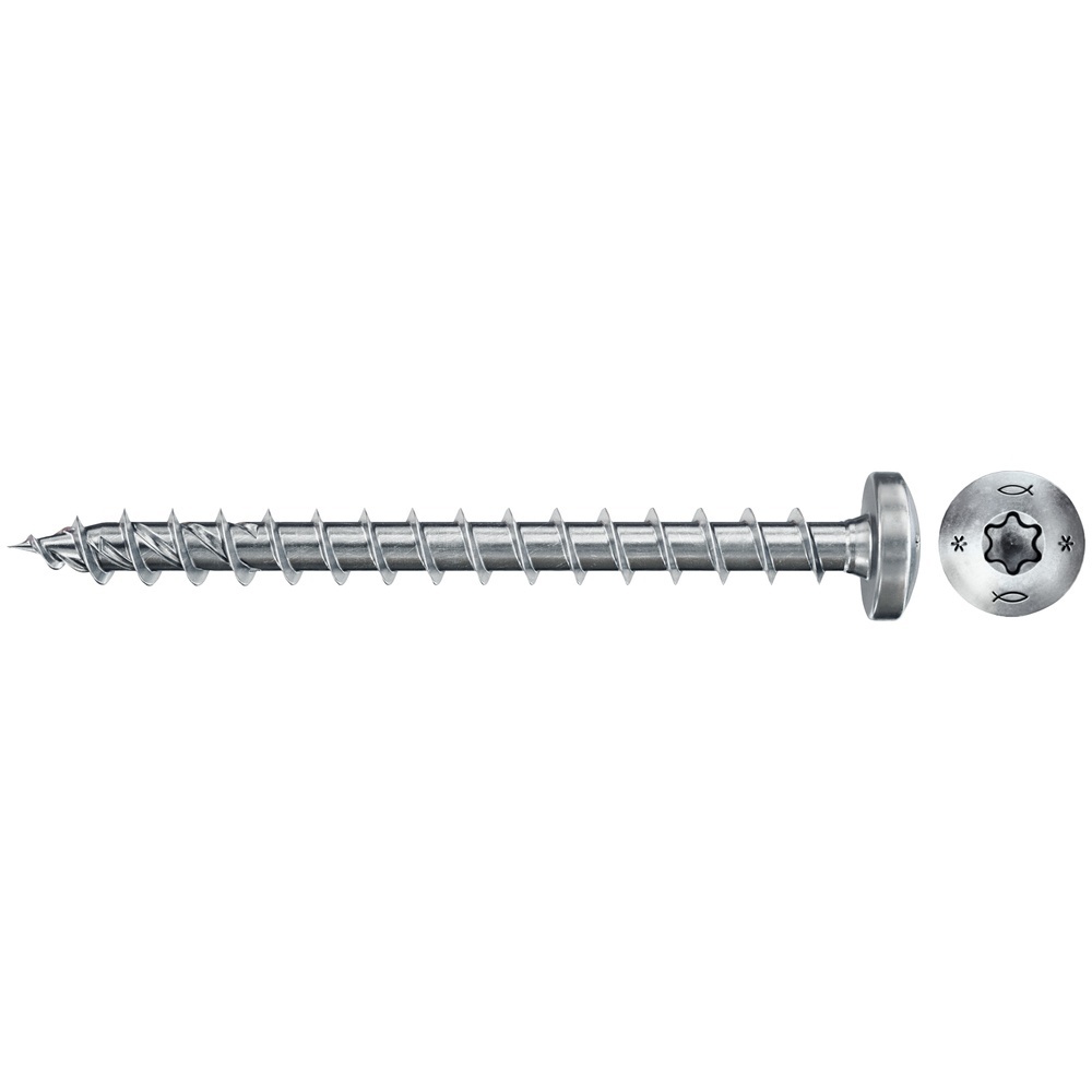 Fischer Passivierte Schraube 670532 Typ FPF II PTF 6,0x60 BC 50 SCHRAUBE