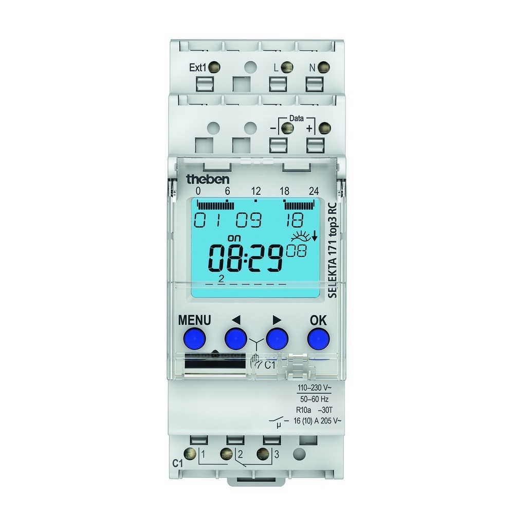 Theben Digitale Zeitschaltuhr 1710330 Typ SELEKTA 171 top3 RC