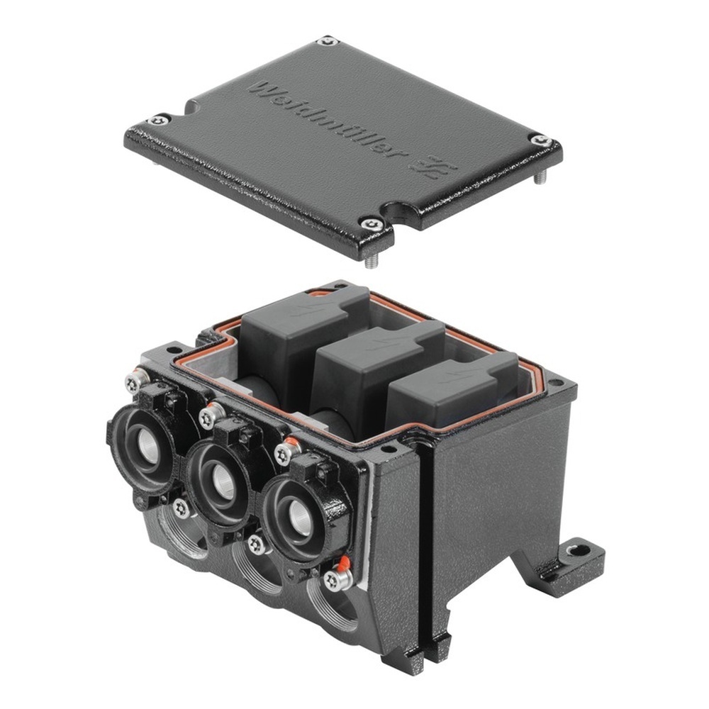 Weidmüller Hochleistungssteckverbinder 1396260000 Typ HDC HP550 KIT 3F Weidmüller Hochleistungssteckverbinder 1396260000 Typ HDC HP550 KIT 3F