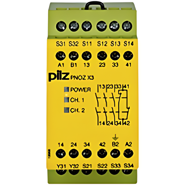 Pilz Sicherheitsschaltgerät 774311 Typ PNOZ X3 42VAC 24VDC 3n/o 1n/c 1so Pilz Sicherheitsschaltgerät 774311 Typ PNOZ X3 42VAC 24VDC 3n/o 1n/c 1so