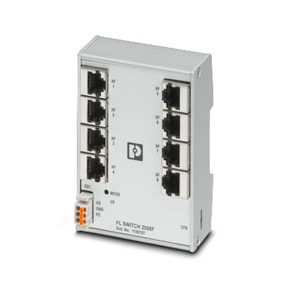 Phoenix Contact Industrial Ethernet Switch 1106707 Typ FL SWITCH 2008F