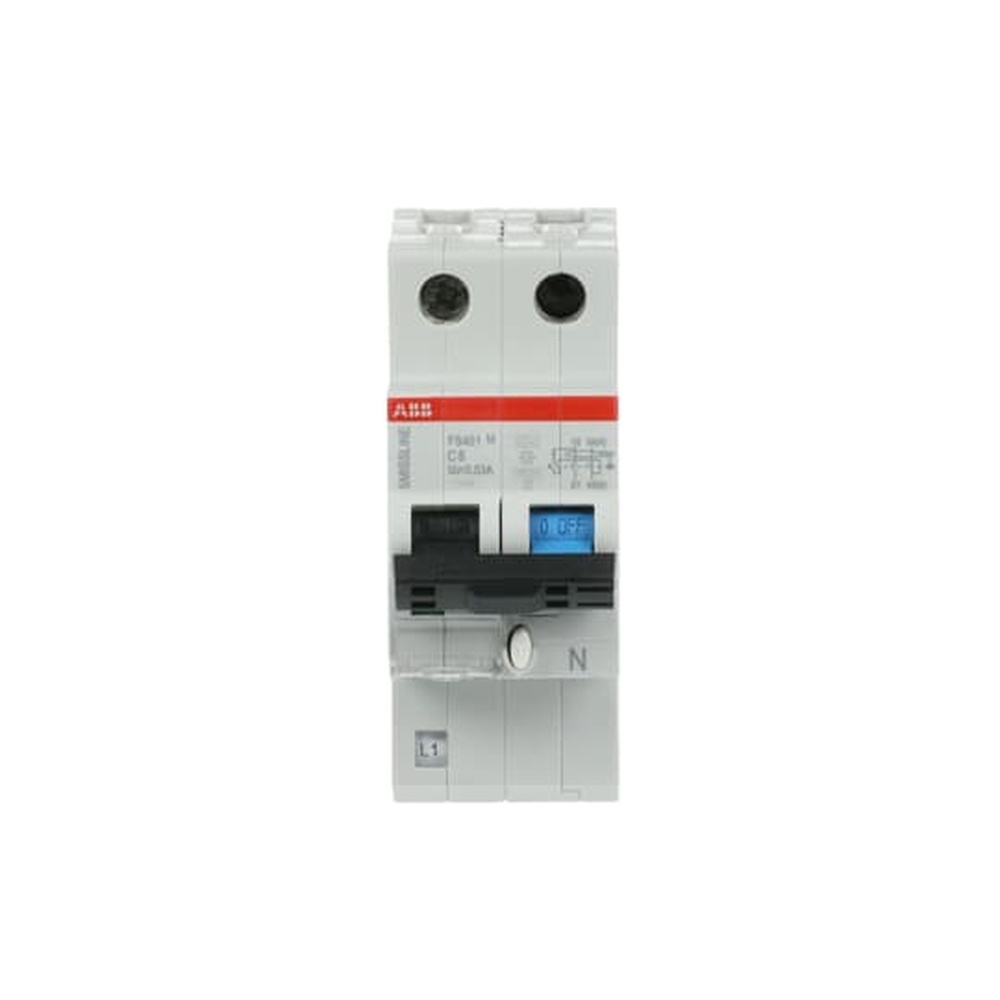 ABB Kombination FI Schalter Leitungsschutzschalter 2CCL562010E0064 Typ FS401M-C6/0.03