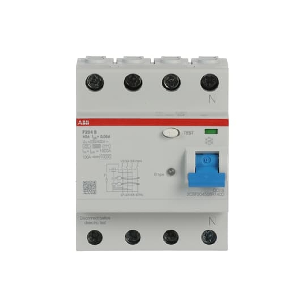 ABB Fehlerstrom Schutzschalter 2CSF204568R1400 Typ F204B-40/0,03