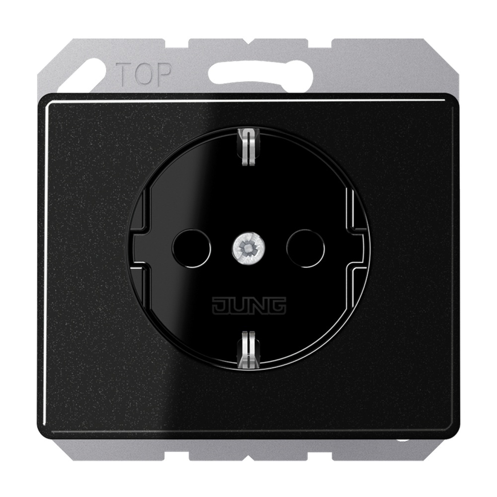 Jung Schutzkontakt Steckdose SL 520 KI SW Jung Schutzkontakt Steckdose SL 520 KI SW