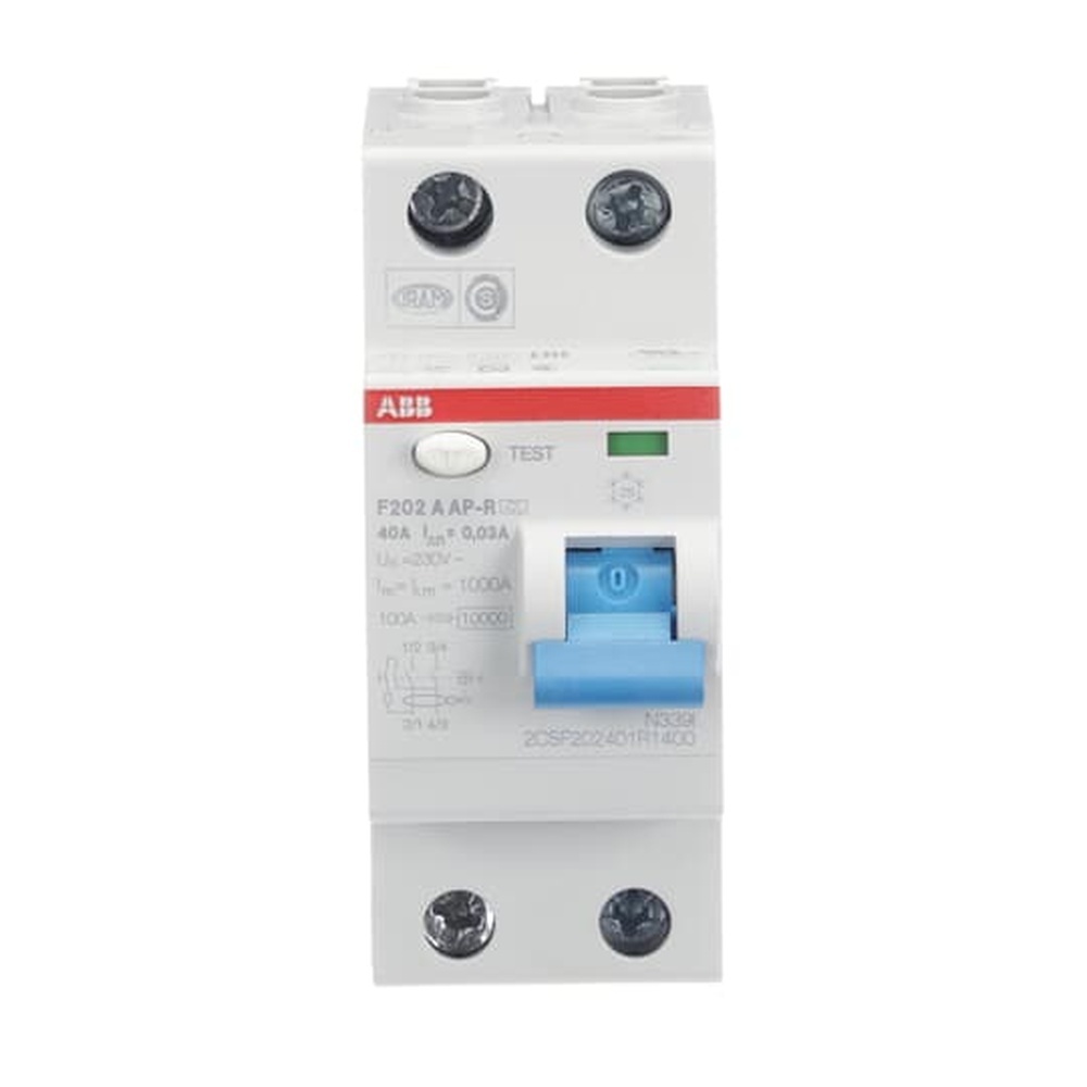 ABB Fehlerstrom Schutzschalter 2CSF202401R1400 Typ F202A-40/0,03AP-R