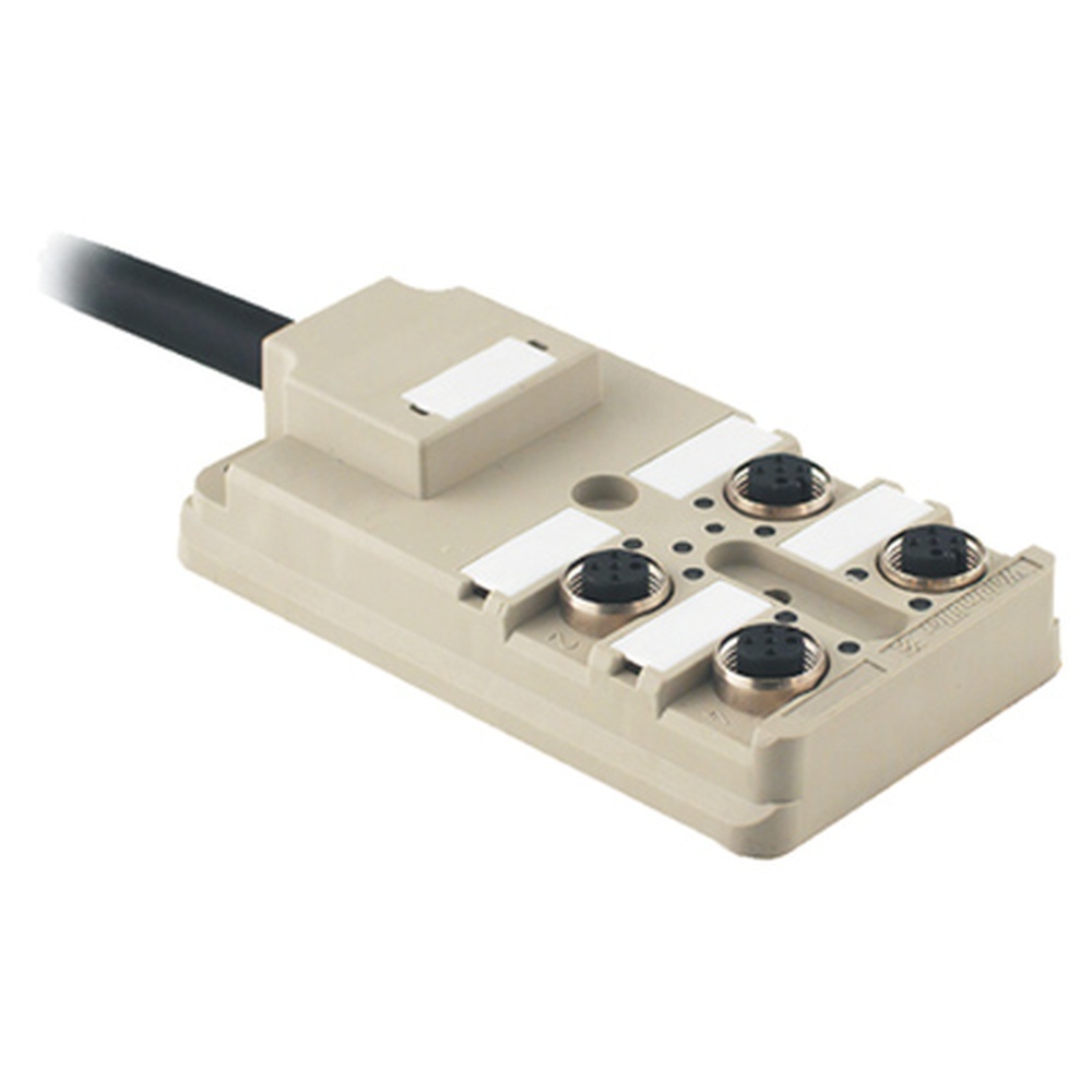 Weidmüller Passiver Sensor Aktor Verteiler 1052340000 Typ SAI-4-F 5P PUR 45M