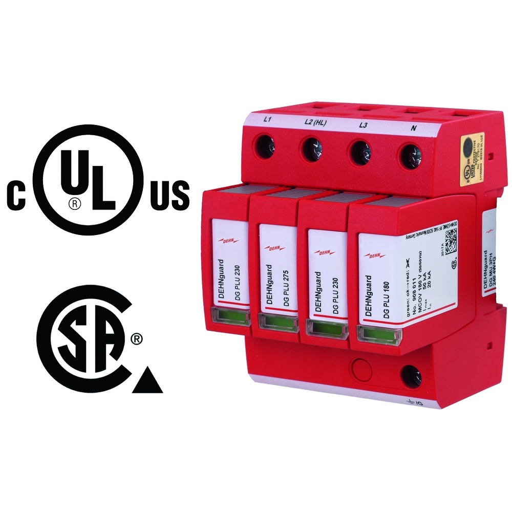 Dehn + Söhne Überspannungsableiter 908343 Typ DG MU 3PH 240 4W+G Dehn + Söhne Überspannungsableiter 908343 Typ DG MU 3PH 240 4W+G