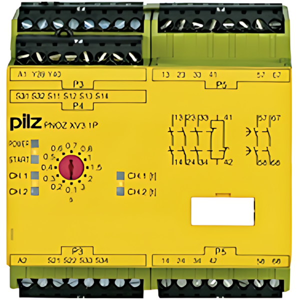 Pilz Sicherheitsschaltgerät 777522 Typ PNOZ XV3.1P 3/24VDC 3n/o 1n/c 2n/o t