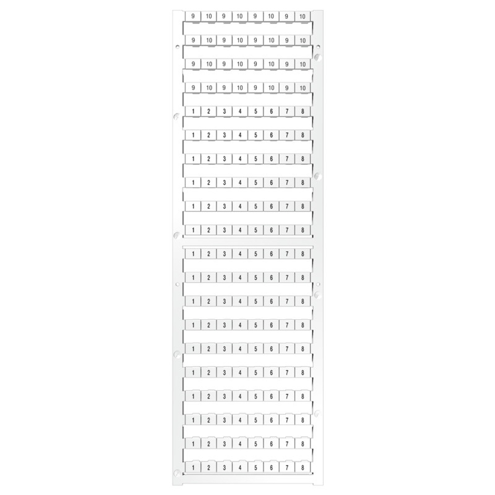 Weidmüller Klemmenmarkierung 2748070000 Typ DEK 5/8 PLUS FSZ 51-60 Weidmüller Klemmenmarkierung 2748070000 Typ DEK 5/8 PLUS FSZ 51-60