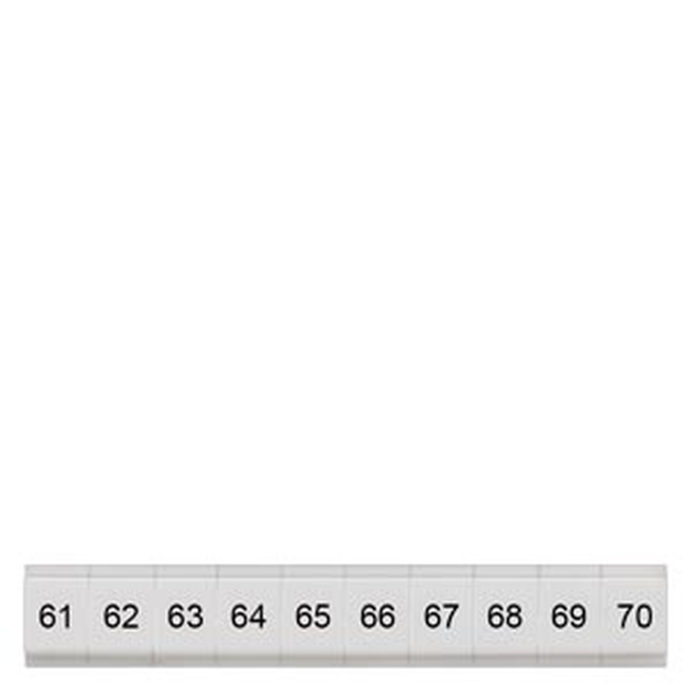 Siemens Bezeichnungsschild 8WH8121-1AB65 Siemens Bezeichnungsschild 8WH8121-1AB65
