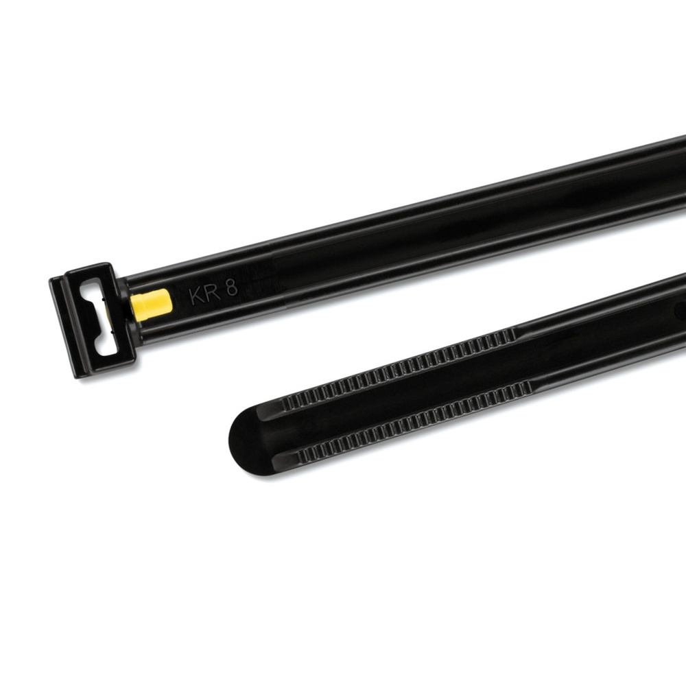 Hellermann Kabelbinder 121-74360 Typ KR8/43 PA66HS BK 50