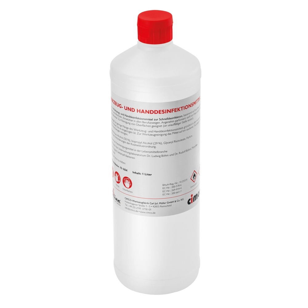 Cimco Werkzeug und Handdesinfektionsmittel 151634