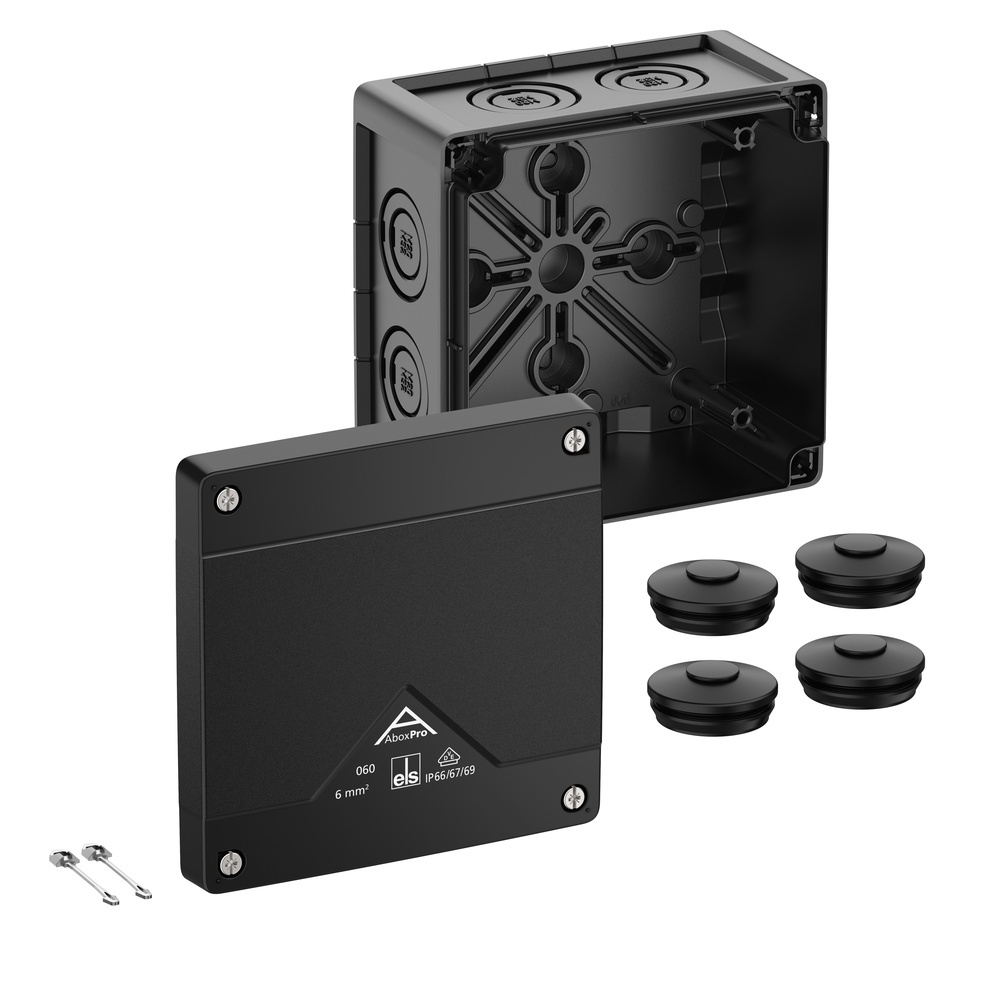 Spelsberg Abzweigkasten 40600001 Typ Abox Pro 060-L/sw Spelsberg Abzweigkasten 40600001 Typ Abox Pro 060-L/sw