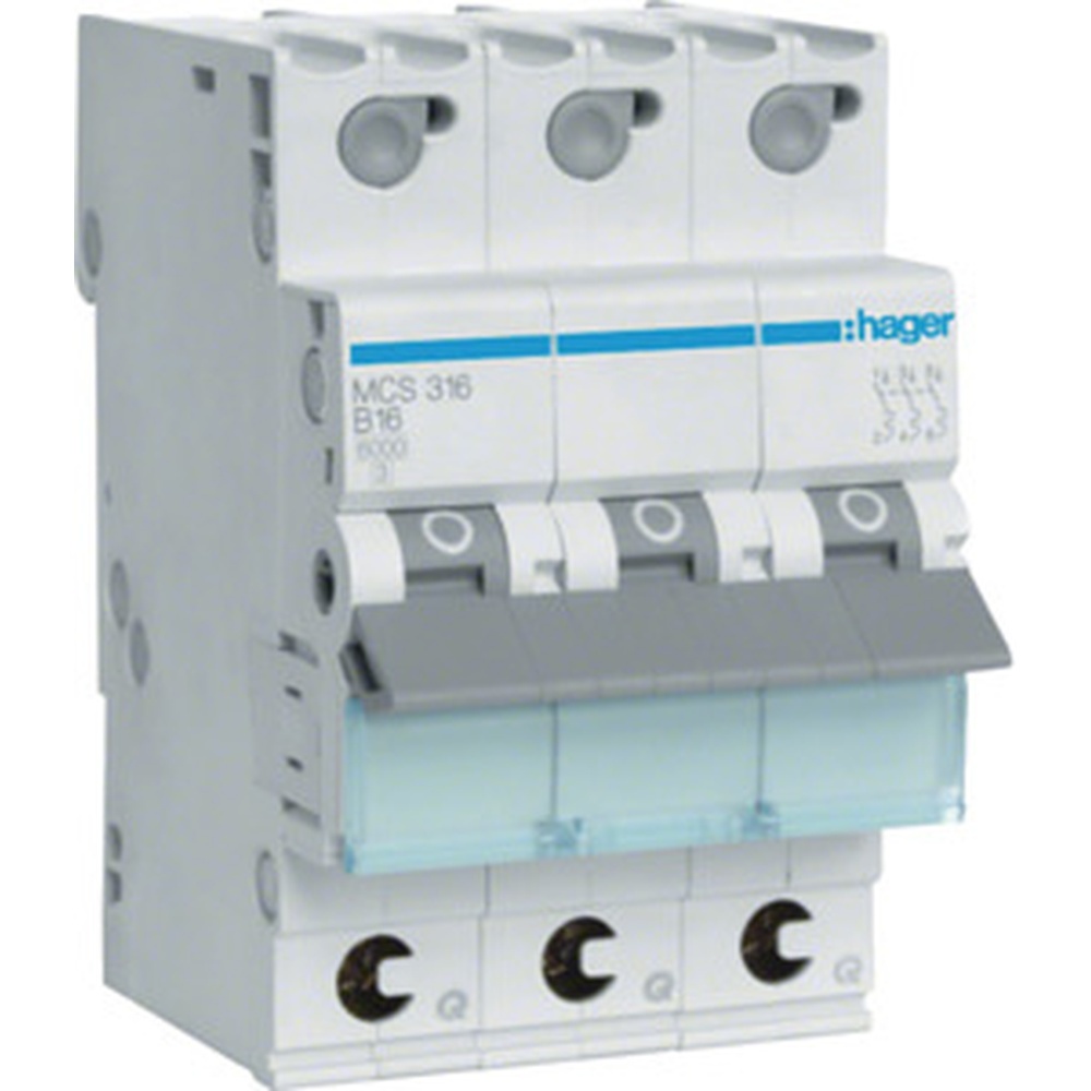 Hager Leitungsschutzschalter MCS316