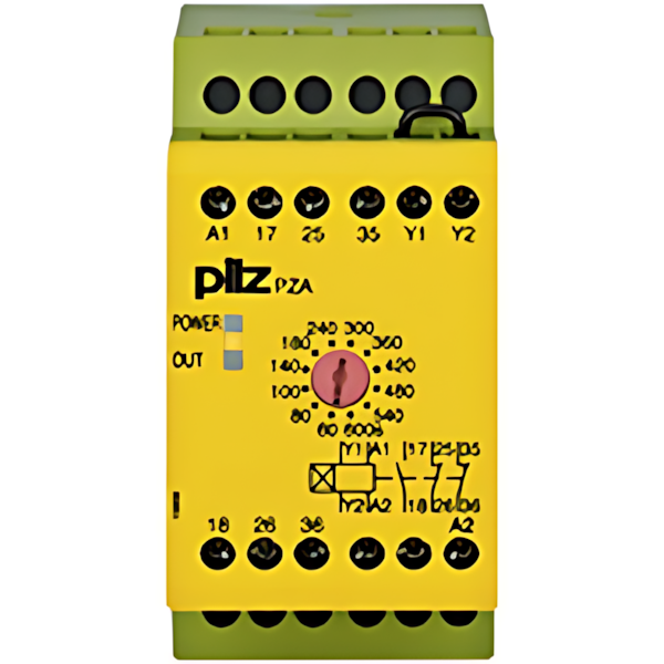 Pilz Sicherheitsschaltgerät 774028 Typ PZA 600/24VDC 1n/o 2n/c Pilz Sicherheitsschaltgerät 774028 Typ PZA 600/24VDC 1n/o 2n/c