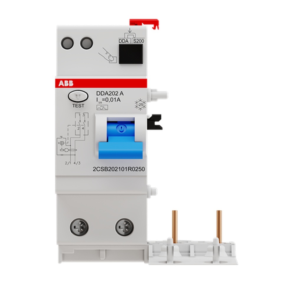 ABB Fehlerstromschutzblock 2CSB202101R0250 Typ DDA202A-25/0,01