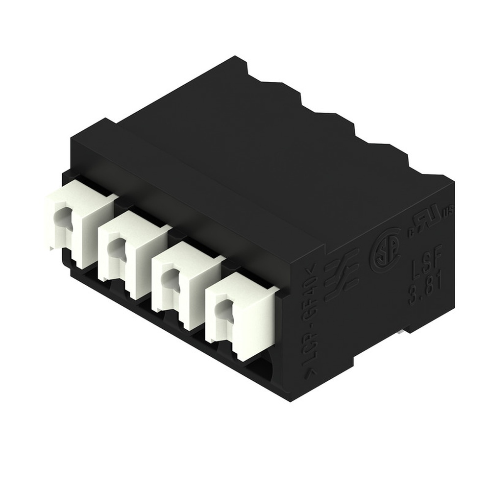Weidmüller Leiterplattenklemme 1875240000 Typ LSF-SMT 3.81/04/90 1.5SN BK RL