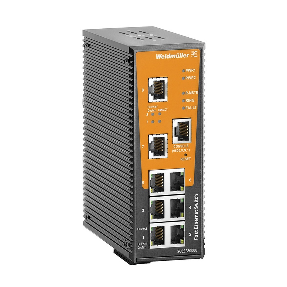 Weidmüller Netzwerk Switch 2682280000 Typ IE-SW-AL08M-8TX