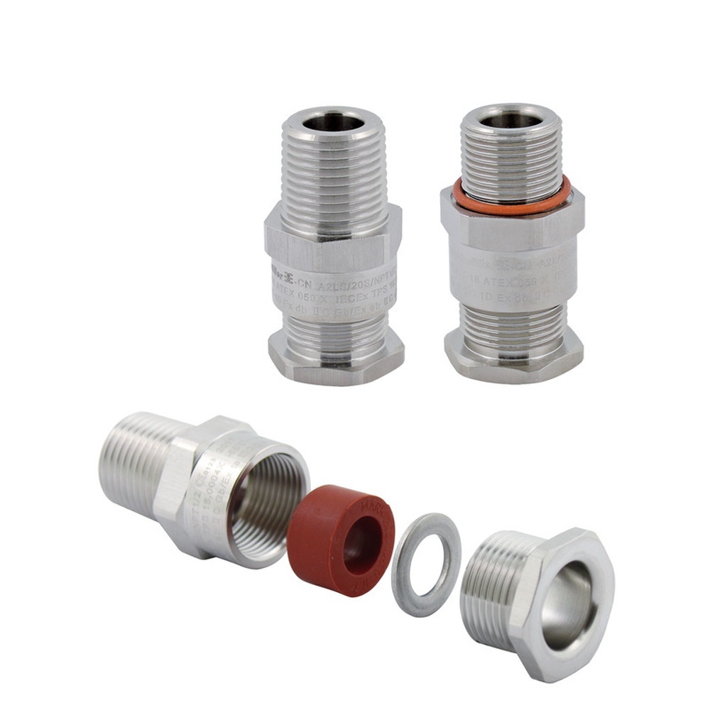 Weidmüller Ex Kabelverschraubung 1185550000 Typ A2LS/40/NPT1-1/2-WM